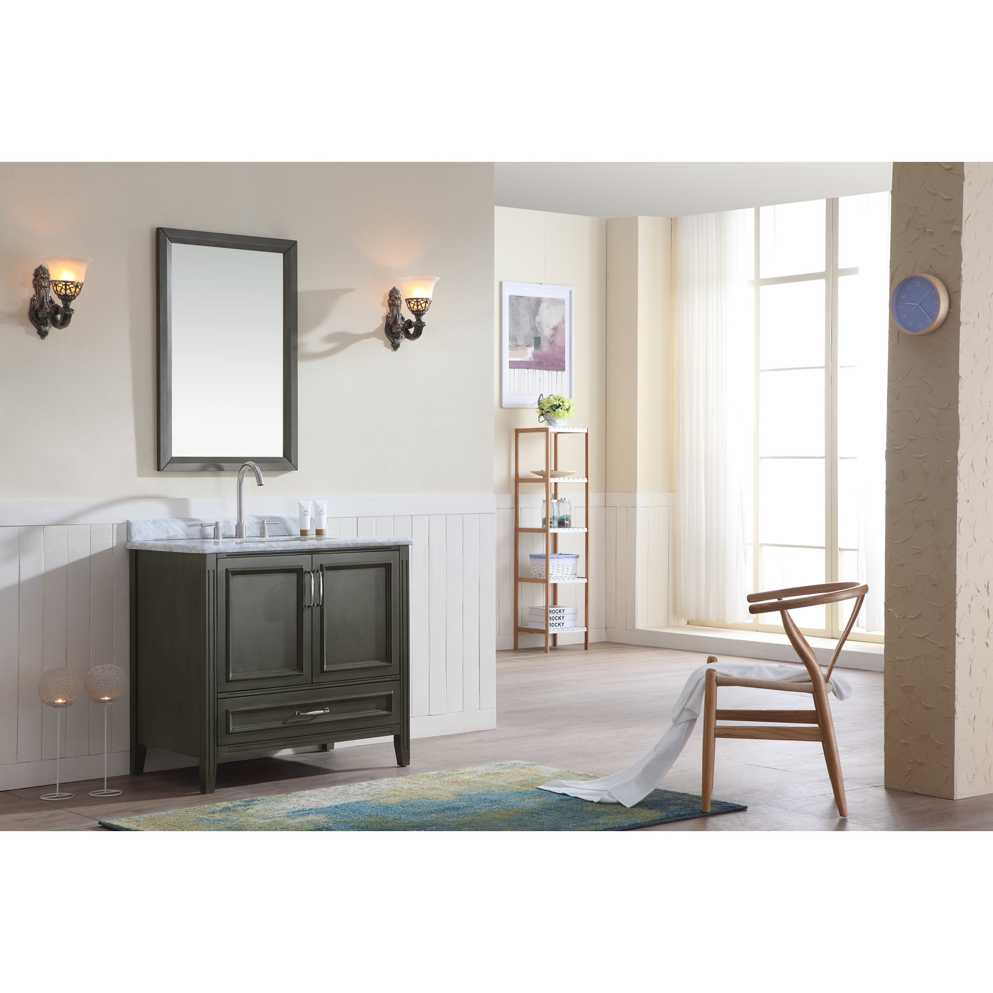 Ari Kitchen & Bath Jude 36" Single Bathroom Vanity Set & Reviews Wayfair